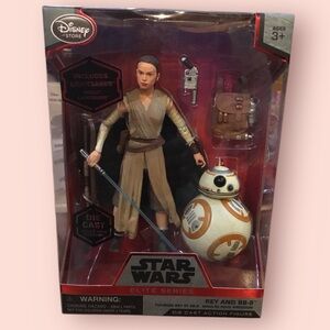 Disney Star Wars Elite Series Die Cast Action Figure (Rey And BB8)